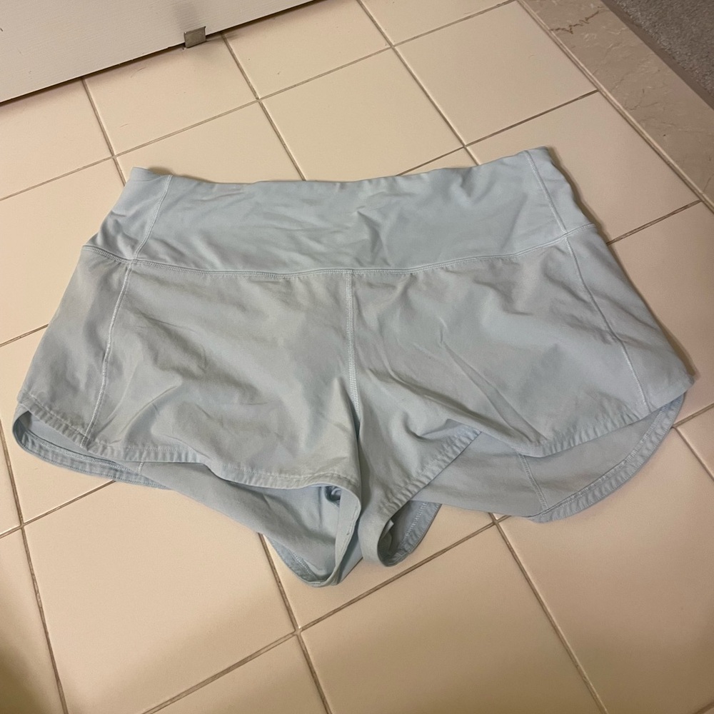 Lululemon Sky Blue Running Shorts